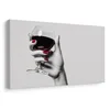 Slika eleganca rdečega vina - 40x30