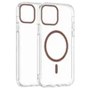 Transparent Color Ring MagSafe maska za iPhone 16 Pro Max – Zlatna