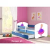 Deciji krevet ACMA II 160x80 F + dusek 6 cm BLUE41