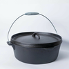 Musashi Tradicionalni liveni kotlić, 36cm, Crni