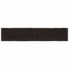 Stolna ploča tamnosmeđa 200x40x(2-4) cm obrađeno masivno drvo