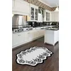 Conceptum Hypnose Tepih Hmnt947, Ovalni, 120 x 180 cm, Crno-beli