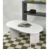 Hanah Home Klub sto Leo Large, 110x42x60 cm, Prljavo beli