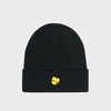 Cropp - Crna kapa beanie sa zakrpom - CRNO