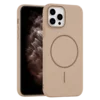 Rigid Silicone MagSafe maska za iPhone 11 Pro Max - zlatna