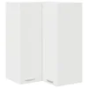 Vidaxl Viseča omarica Bela 57 x 57 x 80 cm Konstruiran les