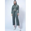 Trend Alacati Stili Ženski komplet duks i pantalone Alc-X13268, Zeleni