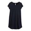 Lindex Spalna srajca temno modra/off-bela