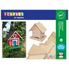 PLAYBOX Naredi sam lesena krmilnica za ptice 225x240x226 mm