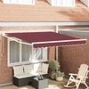 Tenda na ručno uvlačenje bordo 300 x 250 cm