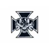 shumee Našitek z lobanjo - Podloga za nalepko/toplotno varjenje - Vezen našitek/značka/emblem