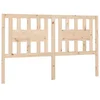 Vidaxl Posteljno vzglavje 166x4x100 cm trdna borovina