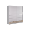 Matis Lara 150 Garderober, 150x62x220, Belo-Premium hrast