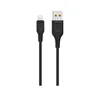 DENMEN Kabl D01L Lightning USB data 2/4A 1m/ crna