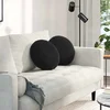 Jastučići za sjedenje 2 pcs Crna O 40 x 13 cm Baršun