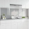 Kuhinjski zid 2 pcs Svijetlo siva 100 x 60 cm
