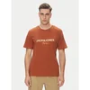 JACK & JONES Majica JORCANGGU rjasto rjava/limona/svetlo rumena/pastelno zelena