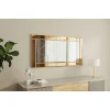 Hanah Home Ogledalo Bronzano-Belo