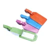 Travelite Luggage Tag Leather Pink
