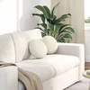 Jastučići za sjedenje 2 pcs Krema O30 x 13 cm Baršun