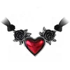 Ogrlica ALCHEMY GOTHIC - Bloodheart Rose - P746