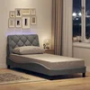 Okvir kreveta s LED-om bez madraca 90x200 cm od tkanine