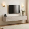 Hanah Home TV komoda Ligne 160, 160 cm, travertin
