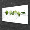 tulup.si Slika na akrilnem steklu Lime vode kuhinja 120x60 cm 4 obešalnika