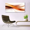 tulup.si Slika na steklu Abstrakcija graphics waves 140x70 cm 2 obešalnika
