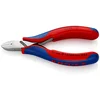 Stranske ščipalne klešče za elektroniko 115 mm, večkomponentni ročaji (blister) KNIPEX 83725