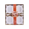 DIKER HOME Set porcelanskih činija sa kašikicama, 11x11cm, 4 komada, Beli