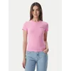 Tommy Jeans Majica Ess Logo DW0DW23479 Svetlo rožnata Slim Fit