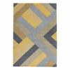 Sivo-rumena preproga Asiatic Carpets Big Zig, 160x230 cm