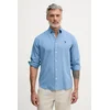 U.S. Polo Assn. Srajca moška z bombažem LINEN BLEND LS