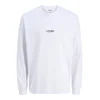 JACK & JONES Majica črna/bela