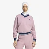 Mikina adidas Engineered Rib Crew Magic Mauve/ Night Indigo/ Grey Two M