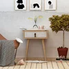 Hanah home Polica 40x65,6x35cm Hrast-Bela