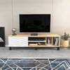 Hanah Home TV Komoda Olyo, 140x40,3x35 cm, Bež-Bela