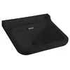 WALDORF Ceramic Washbasin 60x55cm, black matt - Črna - 60x55 cm - Kerasan - WALDORF - 24 - Keramika - Retro - 600 - 550 - 14