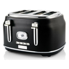 Westinghouse WKTTB809BK Toster, Retro, 4 parčeta, 220-240V, 50/60Hz, 1450-1750W, Crni