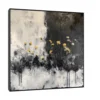 Canvas Slika na platnu Crno beli svet, 60x60cm, Sa ramom, Crni