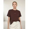ARMIE Majica The Alexi Logo T-shirt - Brown rjava