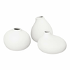 Komplet 3 belih miniaturnih vaz Blomus Nona