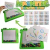 shumee Magnetna tabla za otroke Montessori gumbi sestavljanka pike mozaik