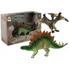 shumee Set figur dinozavra Stegosaurus, Pteranodon