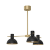 Luster na šipci ESTATE MINI 3xE27/15W/230V crna