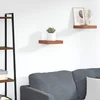 Polica na zidu Zidne Crvena 23 x 23,5 x 4 cm Konstruirano drvo