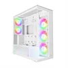 Arctic Cooling Xtender Tempered Glass White (ACPCC00014A, E-ATX belo, 2xUSB3.2, 1xUSB Type-C, RGB, stransko steklo) računalniško ohišje