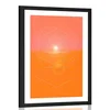 Plakat s paspartujem šeststrana abstrakcija - 40x60 no frame