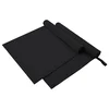 Sportski Ručnici 2 pcs Crna 180 x 90 cm Poliester i poliamid